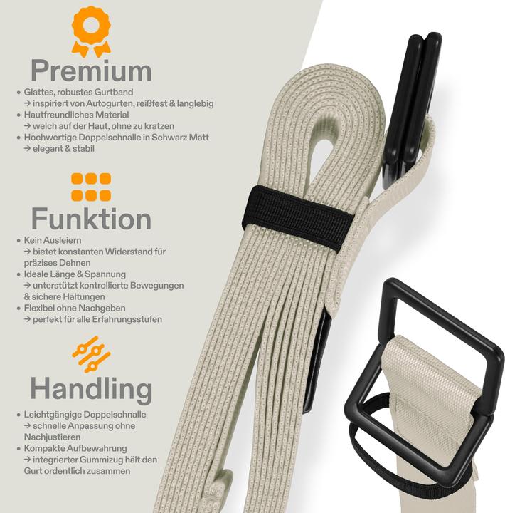 Actual product image Omnana EXtend yoga belt