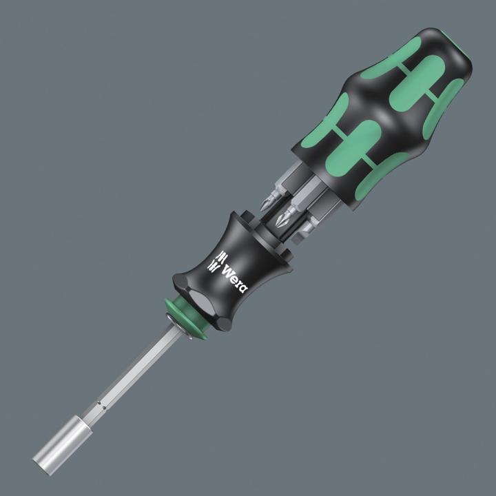 Produktbild Wera Kraftform Kompakt 28 B (PH2X 25mm, PH1 x 25 mm, Pz2x25mm, slot 1 x 5.5 x 25 mm, PZ 1 x 25, slot 1.2 x 6.5 x 25 mm)