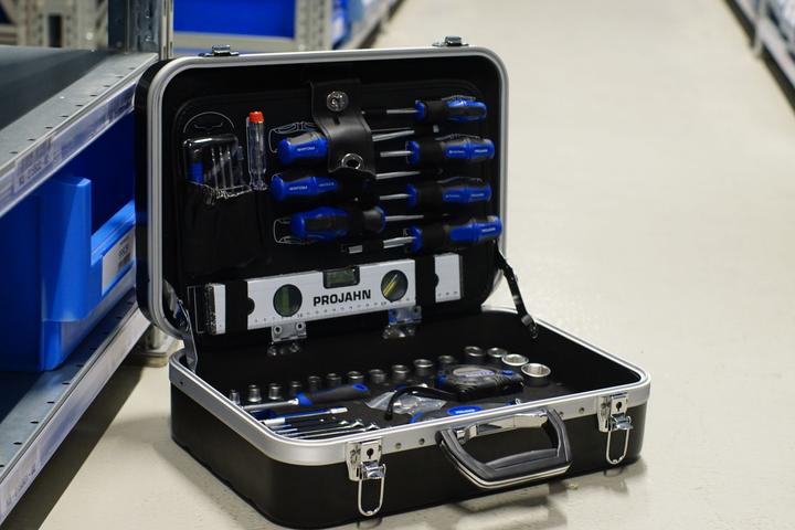 Image du produit Projahn Coffret d'outils compact No. 8682 164 pces 3/8" proficraft, dans un coffret robuste en ABS (164 pièces)