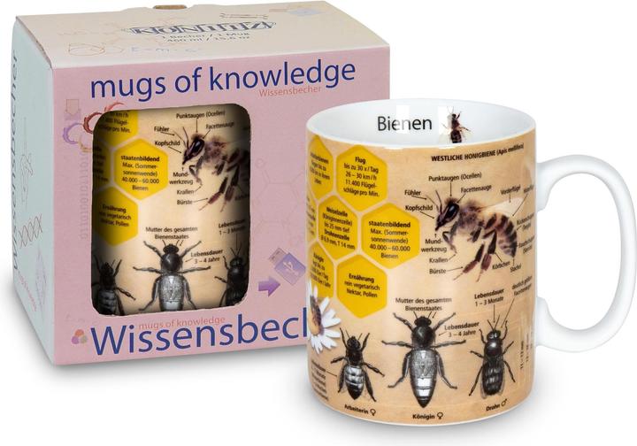 Actual product image Könitz Coffee Mug Knowledge Bee 490 ml, 1 piece, Multicolor (490 ml, 1 x)