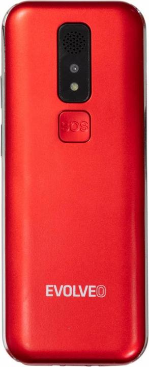 Produktbild Evolveo EasyPhone LT, mobilní telefon pro seniory s nabíjecím stojánkem (červená barva) (2.80", 2 Mpx, 4G)