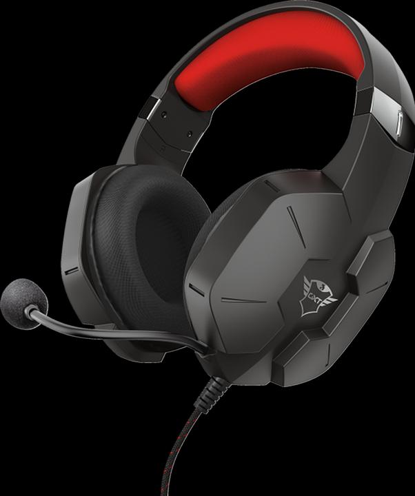 Immagine prodotto Trust Cuffia GXT 323 Carus Rosso/Nero (Cablato)