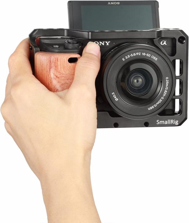 Image du produit SmallRig Poignée en bois Sony A6400 Cage (Cage)