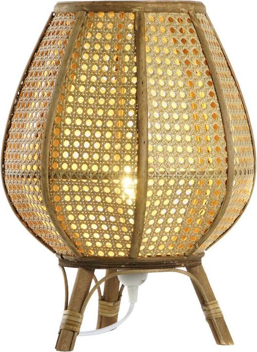 Image du produit DKD Home Decor Desk lamp Brown Rattan 50 W (29 x 29 x 40 cm)