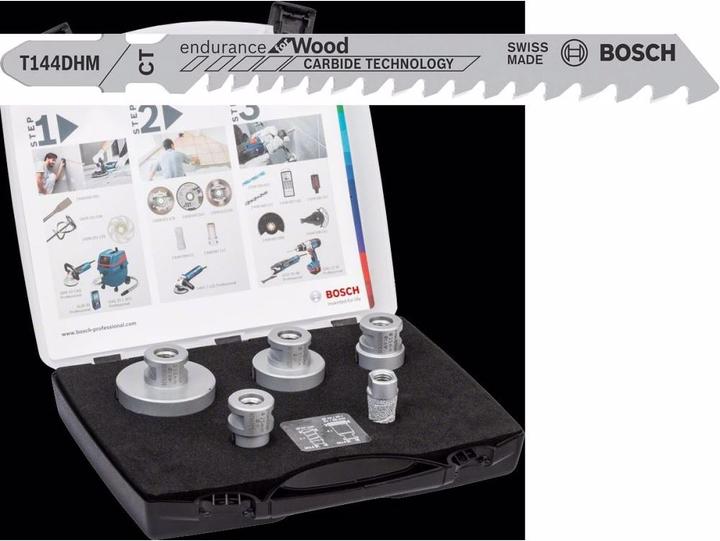 Produktbild Bosch Professional Zubehör PRO Ceramic dry X-Lock Bohrkronen-Set, 6 x 30, 8 x 30, 10 x 30, 12 x 30 mm, 4-tlg. (6, 8, 10, 12 mm)