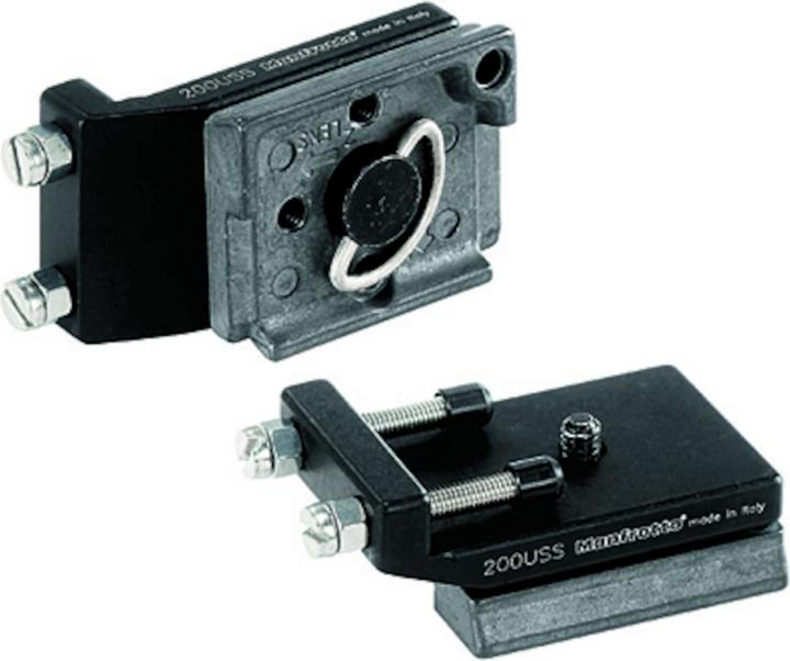 Actual product image Manfrotto 200USS, spotting scope plate with anti-rotation protection (Stand adapter)