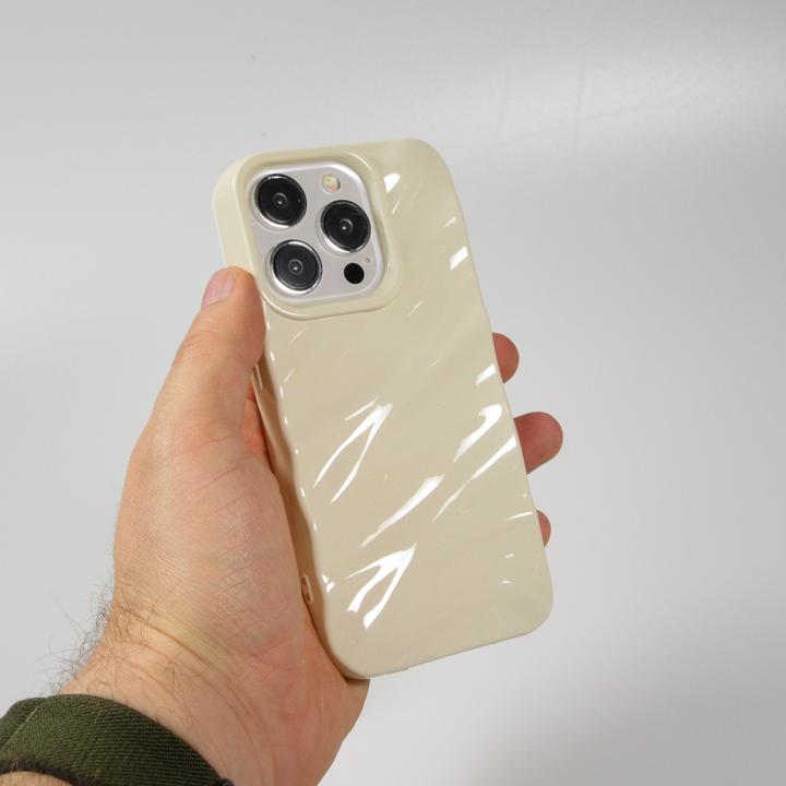 Produktbild PhoneLook Hülle Silikon mit 3D Wellenform matt (Apple iPhone 15 Pro)