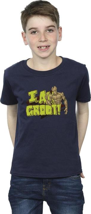 Actual product image Guardians of the Galaxy Boys I Am Groot T-Shirt (152, 158)