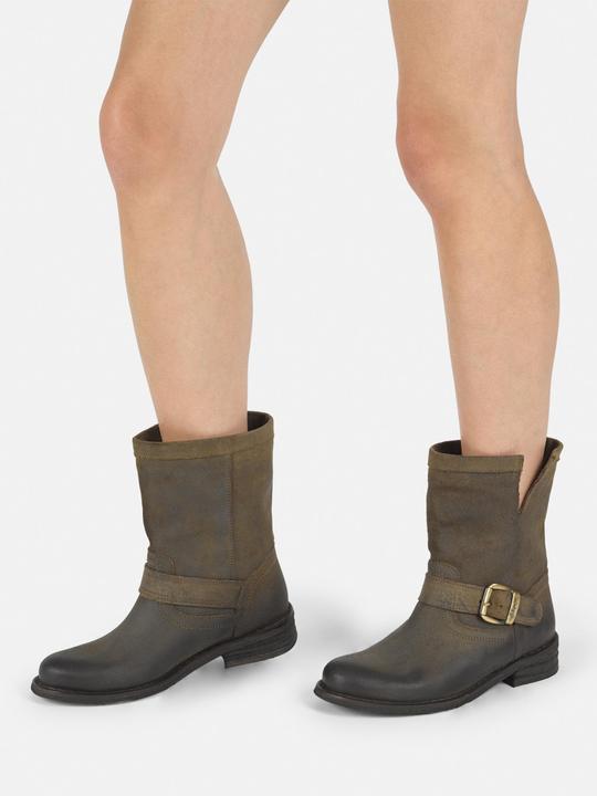Actual product image Felmini GREDO 7176, the timeless and best-selling biker boot from, is made from soft leather. (37)