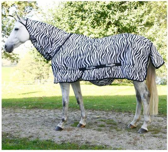 Immagine prodotto Kerbl Tappeto Zebra fly e sweet itch con sezione del collo (145 cm)