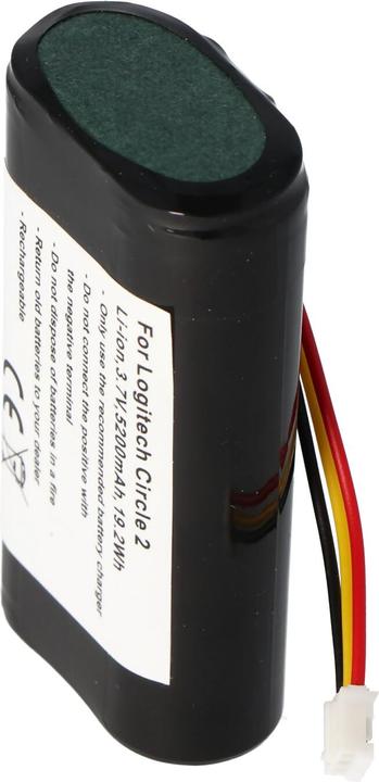 Immagine prodotto Logitech Circolo della batteria 2 (1 pz., Specifico del dispositivo, 5200 mAh, Batteria + Caricabatterie)