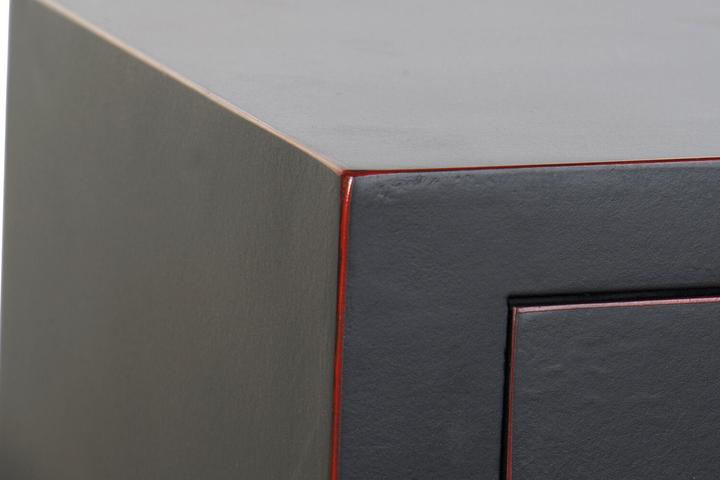 Actual product image DKD Home Decor Console Fir Black 95 x 24 x 79 cm MDF Wood