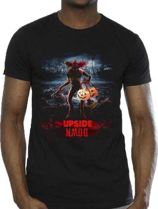 Produktbild Netflix Stranger Things Pumpkin Upside Down TShirt (4XL)