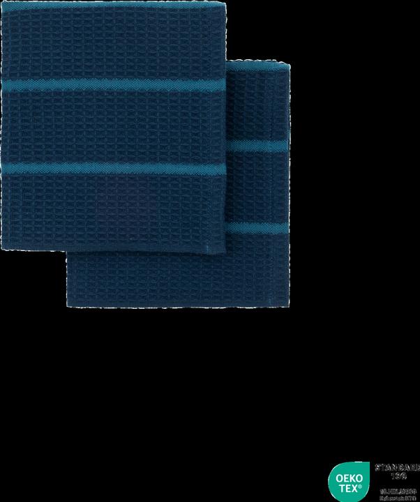 Actual product image House Doctor Dishcloth, HDRena, blue/petrol (30 x 30 cm)