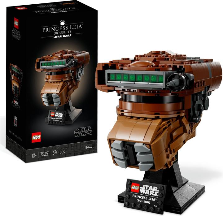 Image du produit LEGO Casque Princesse Leia (75351, LEGO Star Wars)