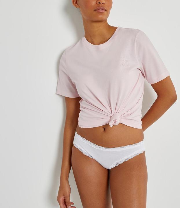 Immagine prodotto La Redoute Collections Confezione da 3 slip in cotone e pizzo (42, confezione da 3)
