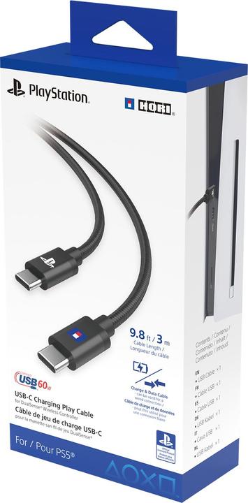 Actual product image HORI PS5 USB charging cable 3m (PS5)