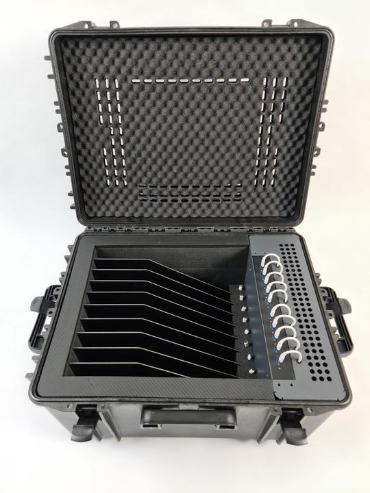 Image du produit Leba NoteCase for 10 Laptops USB C incl. 10 ports