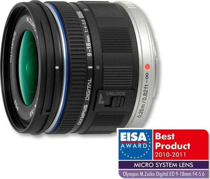 Produktbild Olympus ED 9-18mm f/4.0-5.6 (Micro Four Thirds, Micro Four Thirds)