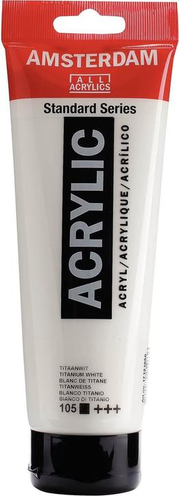 Produktbild Talens Acrylfarbe (Titanweiss, 250 ml)