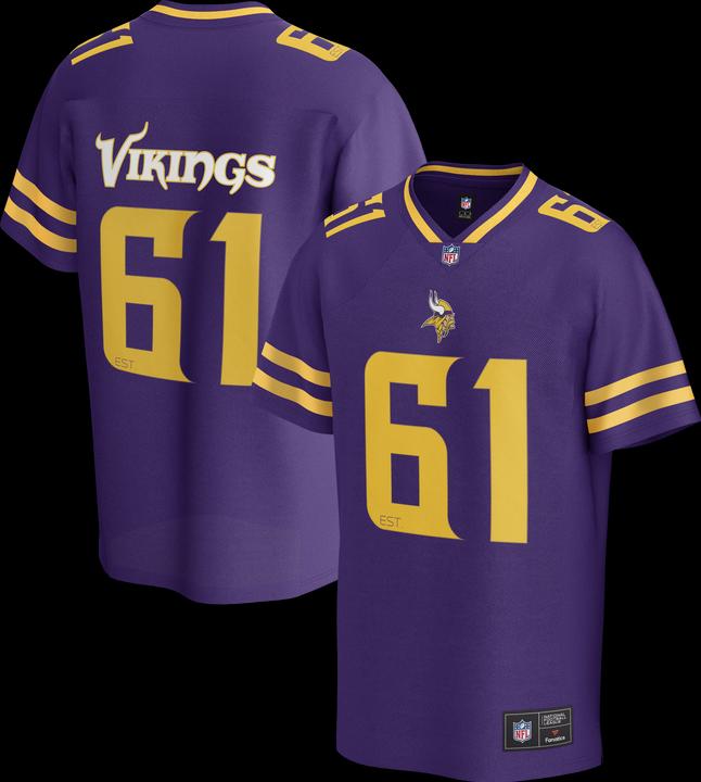 Actual product image Fanatics Minnesota Vikings NFL Poly Mesh Supporters Jersey - M (M)