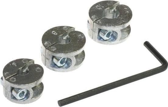 wolfcraft Universal Depth Stop Set, 3 Pcs. (6, 8, 10 mm)