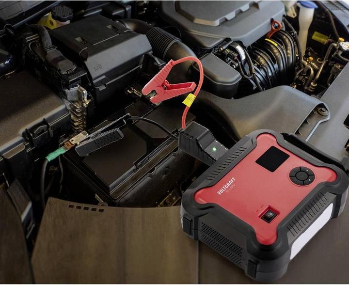 Actual product image Voltcraft Jumper cable VC-CJS72 VC-15820465 Jumper current (12 V)=600 A 12 (1200 A, 16000 mAh)