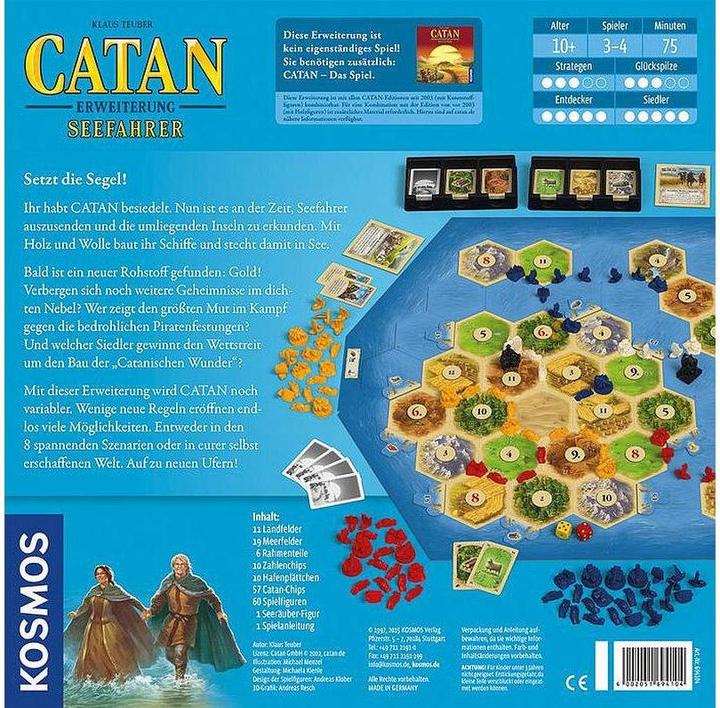 Produktbild Kosmos Catan- Erweiterung - Seefahrer (Deutsch)