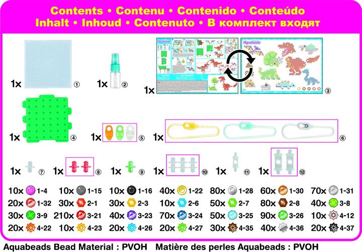 Image du produit Aquabeads Kit de bricolage dinosaure