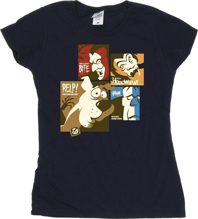 Immagine prodotto Scooby Doo Maglietta Volti Quadrati Donna (S)