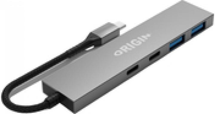 Produktbild Origin Storage Origin 4 Ports - 2 USB3.2 & 2 Type C Gen1 Hub (USB-A, USB-C, 4 Ports)
