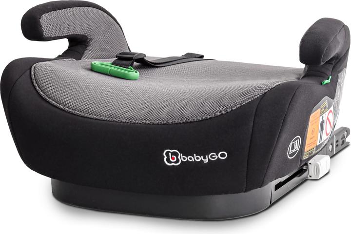 BabyGo Bursa4 black (125-150 cm) (Kindersitzerhöhung, ECE R129/i-Size Norm)