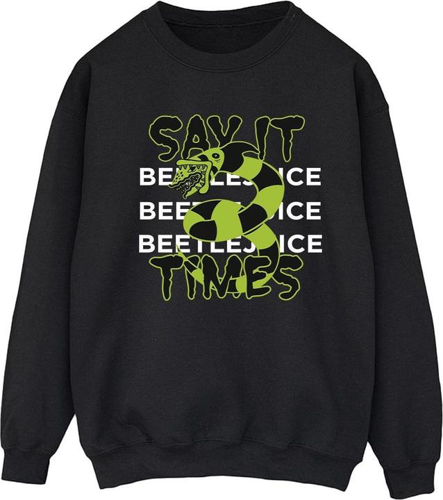 Produktbild Beetlejuice Say It 3 Times Sweatshirt (S)