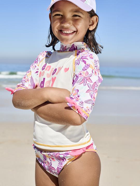 Image du produit Vertbaudet Mädchen UV-Set: Shirt & Badehose (110)