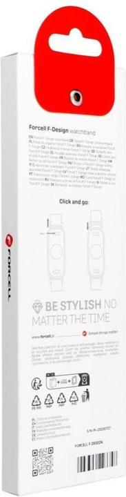 Produktbild Forcell Strap F-DESIGN FX5 strap for XIAOMI Mi Band 8 mix colors (Silikon)