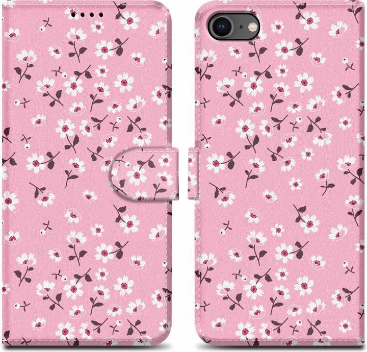 Produktbild Cadorabo Book Hülle mit Print (Apple iPhone SE (2nd Gen), Apple iPhone 7)