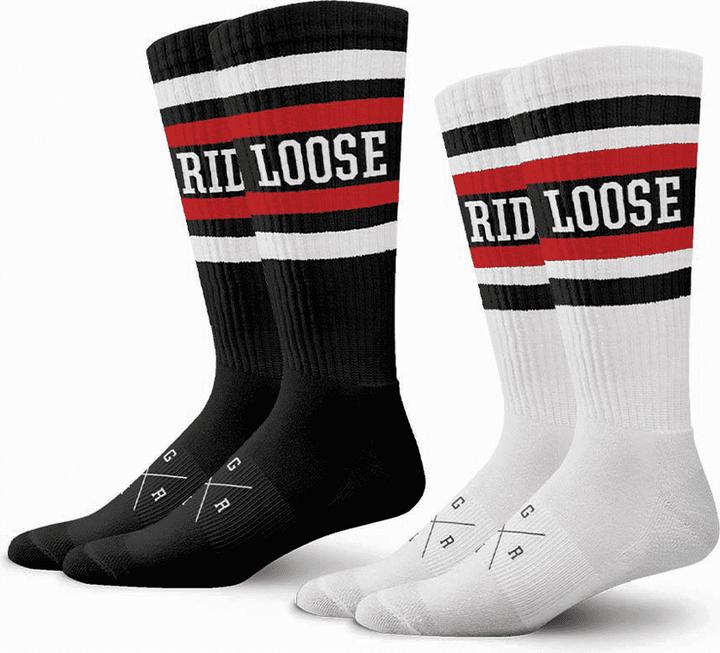 Image du produit Loose Riders LRXGA Chaussettes Coton (lot de 2, Taille unique)