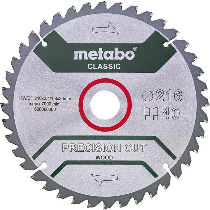 Metabo Cirkelzaagblad HW/CT