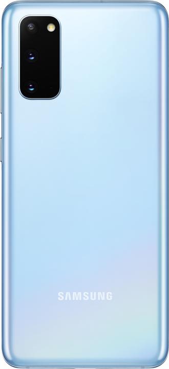 Actual product image Samsung Galaxy S20 5G (128 GB, Cloud Blue, 6.20", Hybrid Dual SIM + eSIM, 64 Mpx, 5G)