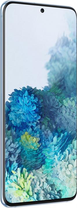 Actual product image Samsung Galaxy S20 5G (128 GB, Cloud Blue, 6.20", Hybrid Dual SIM + eSIM, 64 Mpx, 5G)