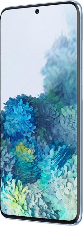 Actual product image Samsung Galaxy S20 5G (128 GB, Cloud Blue, 6.20", Hybrid Dual SIM + eSIM, 64 Mpx, 5G)