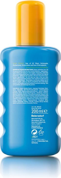 Image du produit NIVEA Protection solaire & bronzage Spray solaire SPF30 200 ml (Spray solaire, SPF 30, 200 ml, 227 g)