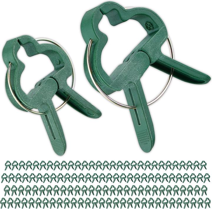 Relaxdays Clip per piante (6 cm, 4.50 cm)