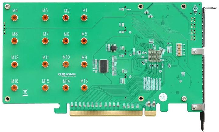 Image du produit HighPoint Adaptateur de bus hôte Rocket 1104 PCI-Ex16v3 - 4x M.2 NVMe