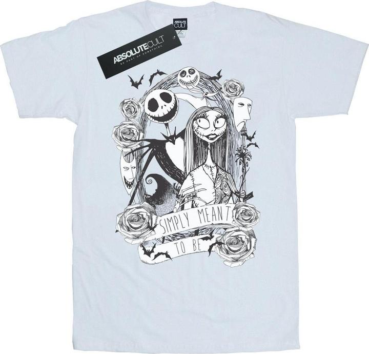 Immagine prodotto Disney Nightmare Before Christmas Simply Meant To Be Maglietta Ampia Donna (S)