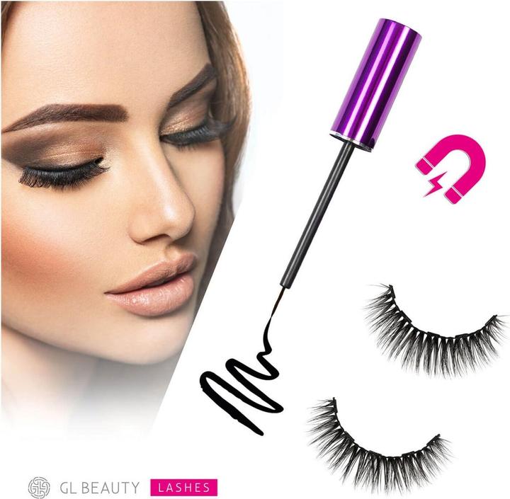 Produktbild GL Beauty Magnetic Lashes Set Nr. 3 (Künstliche Wimpern)