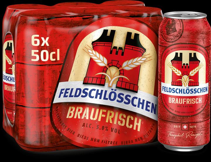 Actual product image Feldschlösschen Brew fresh (6 x 50 cl)