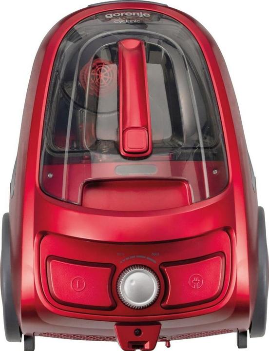 Produktbild Gorenje Staubsauger VCE03SPRCY Beutellos, Leistung 800 W, Staubkapazität 1,7 L, Raudona