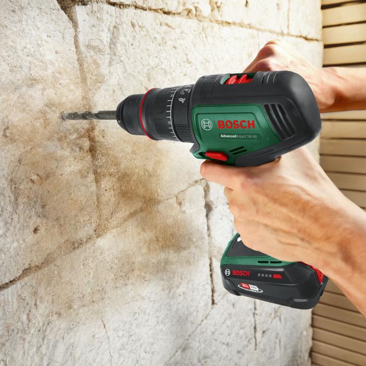 Produktbild Bosch Home & Garden Akku-Schlagbohrmaschine AdvancedImpact 18V-80 QuickSnap, Aufsätze (Akkubetrieb)