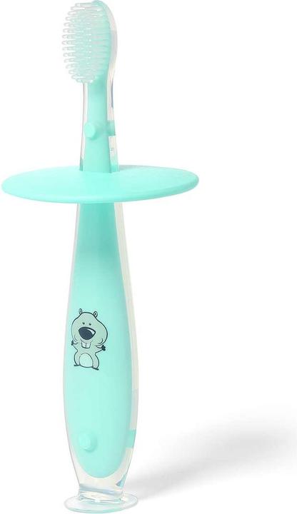Produktbild Babyono Zahnbürste 12M+ mit Saugnapf (Weich, 1 x)